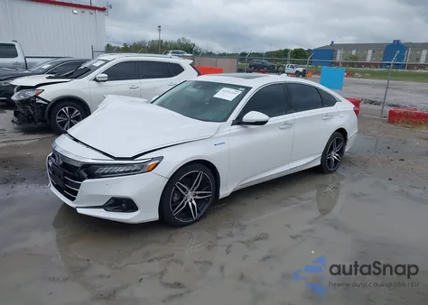 2022 Honda Accord Hybrid Touring z USA, uszkodzony, nr VIN 1HGCV3F95NA002352